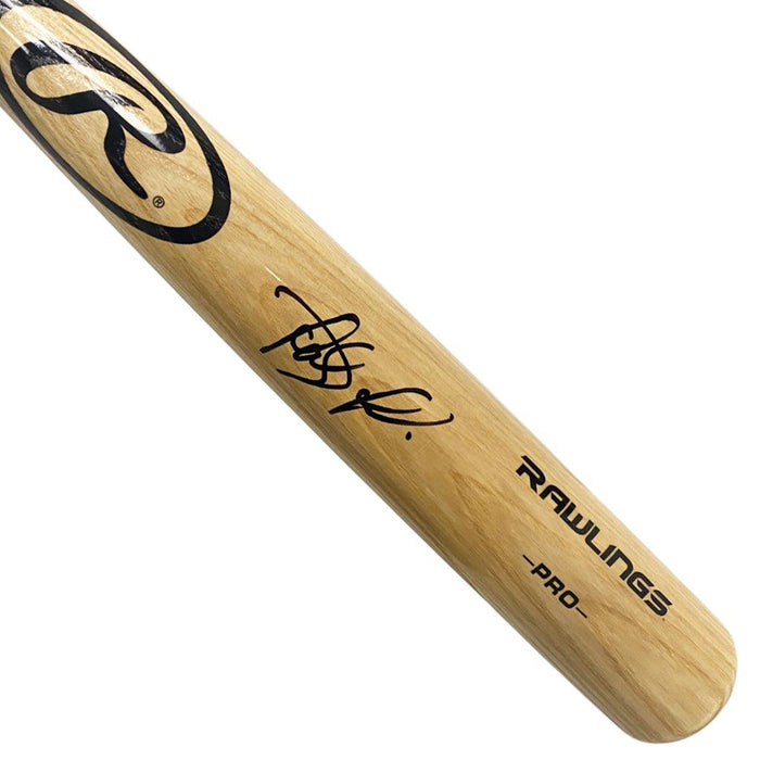 Fernando Tatis Jr. Signed Rawlings Blonde Baseball Bat Black Ink (JSA) - RSA