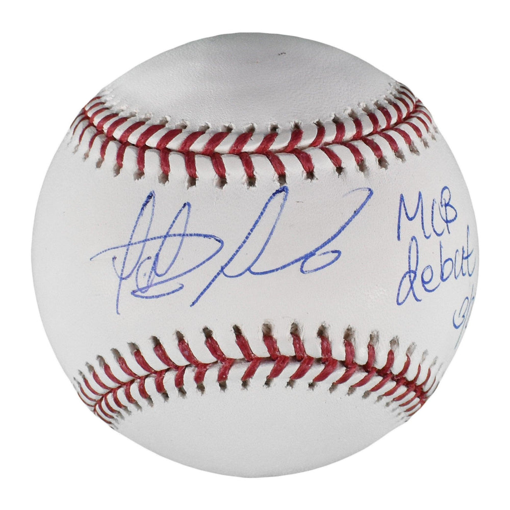 Fernando Tatis Jr. Autographed MLB Baseball (JSA) MLB Debut 3/28/19 Inscription - RSA