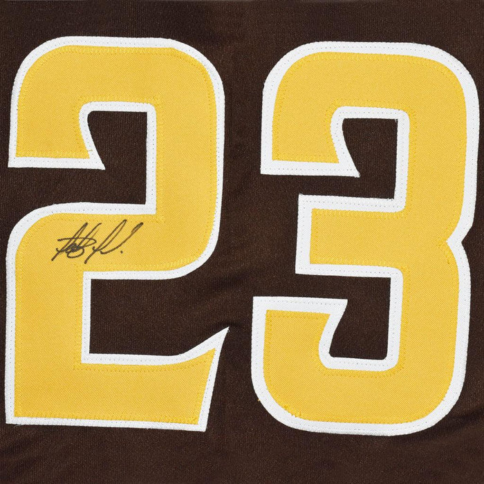 Fernando Tatis Jr Signed San Diego Brown Slam Diego Baseball Jersey (JSA) - RSA