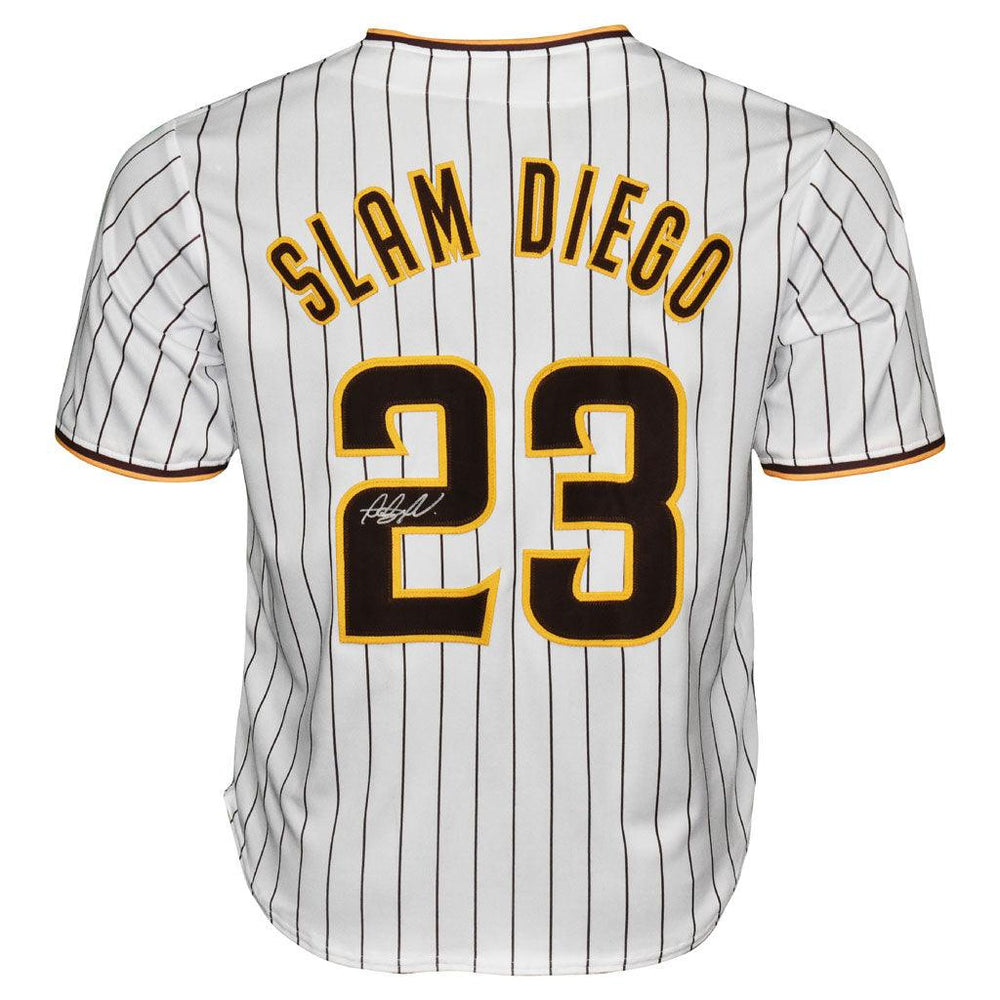 Fernando Tatis Jr Signed San Diego White Pinstripe Slam Diego Baseball — RSA