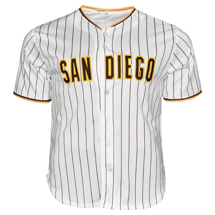 Fernando Tatis Jr Signed San Diego White Pinstripe Slam Diego Baseball — RSA