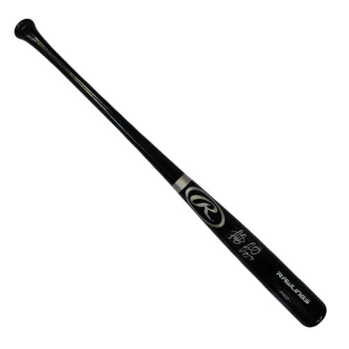 Fernando Tatis Jr Autographed Rawlings Full Size Black Baseball Bat (JSA) - RSA
