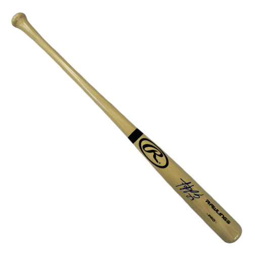 Fernando Tatis Jr Autographed Rawlings Full Size Blonde Baseball Bat (JSA) - RSA