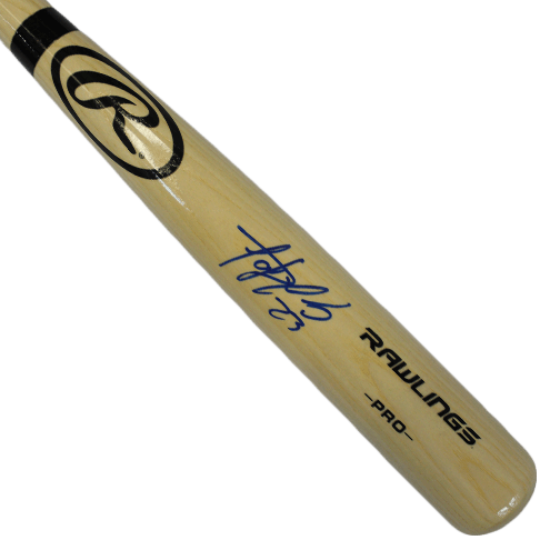 Fernando Tatis Jr Autographed Rawlings Full Size Blonde Baseball Bat (JSA) - RSA