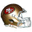 John Taylor Signed 3x Super Bowl Champs Inscription San Francisco 49ers Speed Full-Size Replica Football Helmet (JSA) - RSA