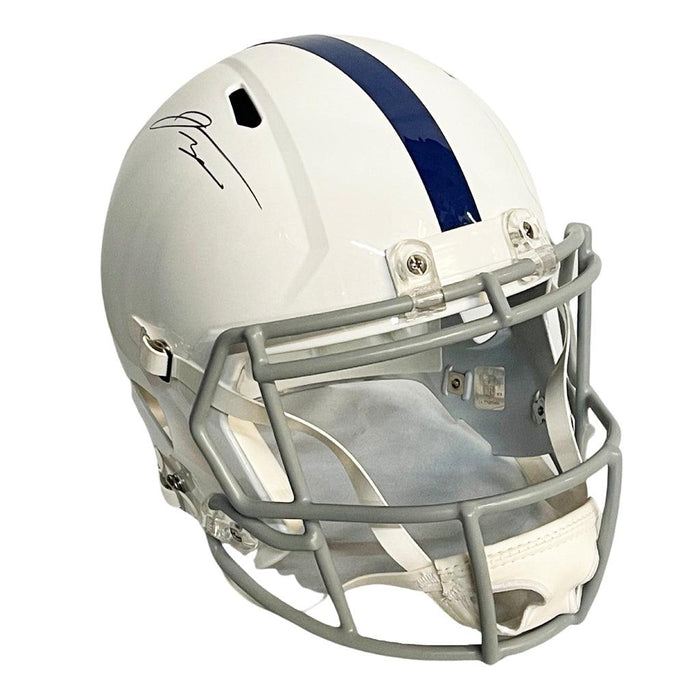 Jonathan Taylor Signed Indianapolis Colts Speed Full-Size 1956 Throwback Replica Football Helmet (JSA) - RSA