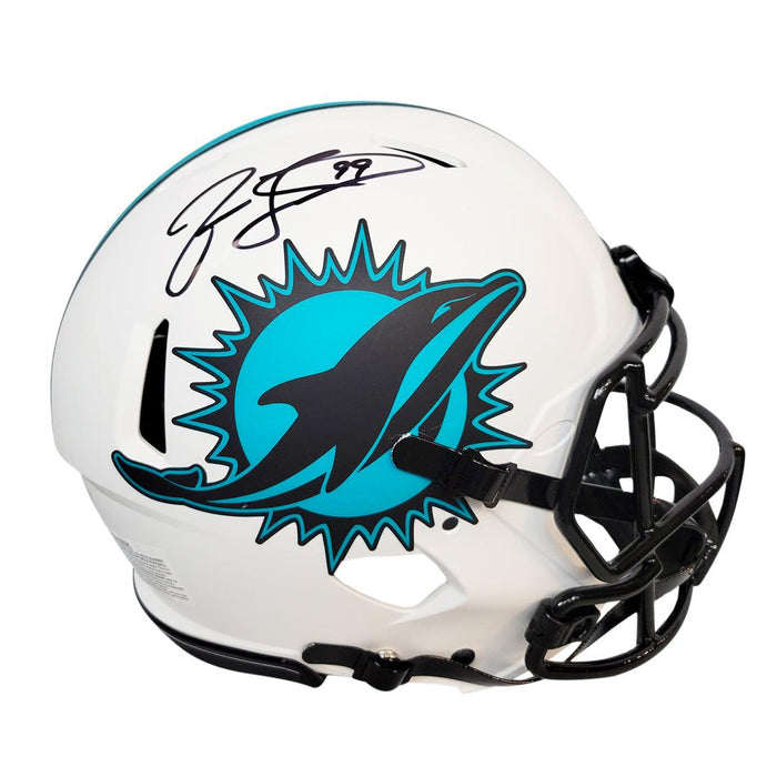 Jason Taylor Signed Miami Dolphins Authentic Lunar Speed Full-Size Football Helmet (Beckett) - RSA