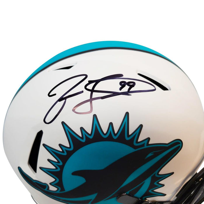 Jason Taylor Signed Miami Dolphins Authentic Lunar Speed Full-Size Football Helmet (Beckett) - RSA