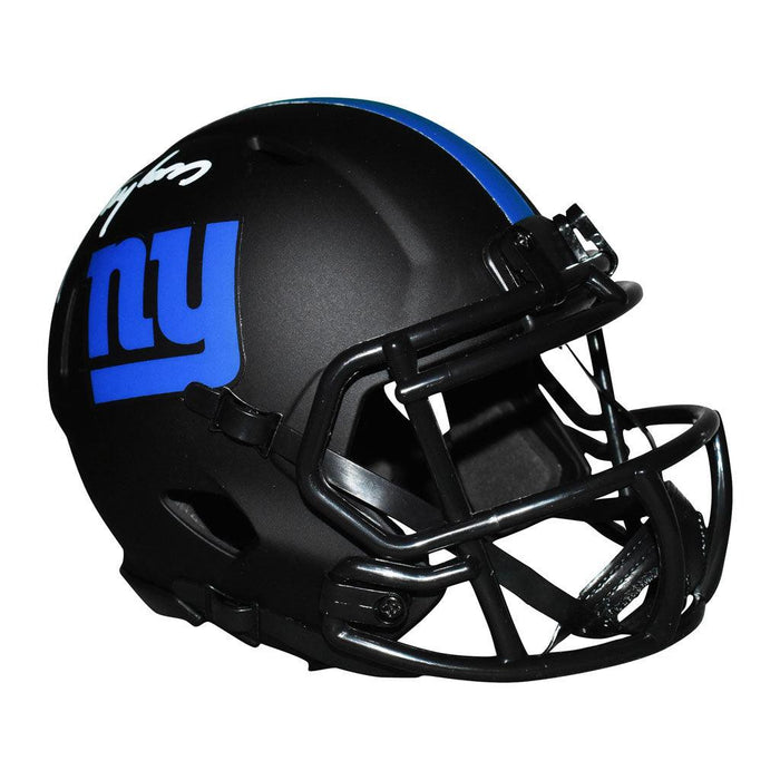 Lawrence Taylor Signed New York Giants Eclipse Speed Mini Replica Football Helmet (JSA) - RSA