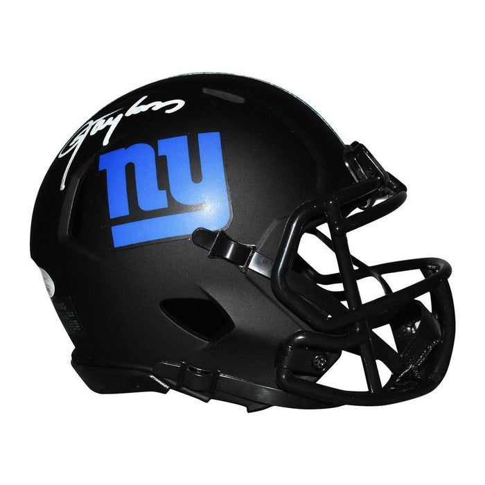 Lawrence Taylor Signed New York Giants Eclipse Speed Mini Replica Football Helmet (JSA) - RSA