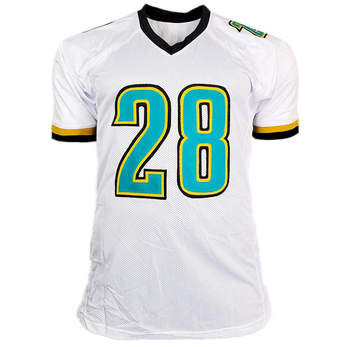 Fred Taylor Signed Jacksonville White Football Jersey (Beckett) - RSA