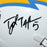 Tyrod Taylor Signed Los Angeles Chargers Mini Speed Football Helmet (JSA) - RSA