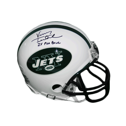 Vinny Testaverde NY Jets 2x Pro Bowl Mini Helmet - RSA