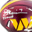 Joe Theismann Signed 83 MVP Inscription Washington Commanders Speed Mini Replica Football Helmet (JSA) - RSA