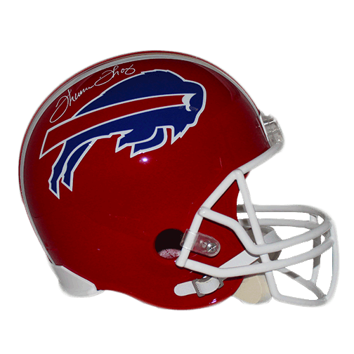 Thurman Thomas Autographed Buffalo Bills Red Full Size Replica Helmet JSA - RSA