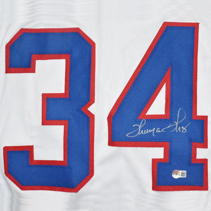 Thurman Thomas Signed Buffalo White Football Jersey (Beckett) - RSA