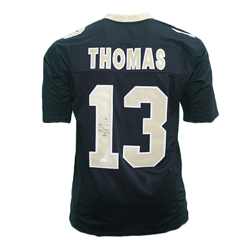 Michael Thomas Autographed Pro Style Football Jersey Black (JSA) - RSA