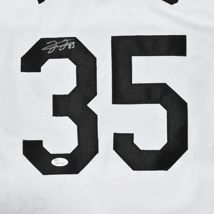 Frank Thomas Signed Chicago White Throwback Baseball Jersey (JSA) - RSA