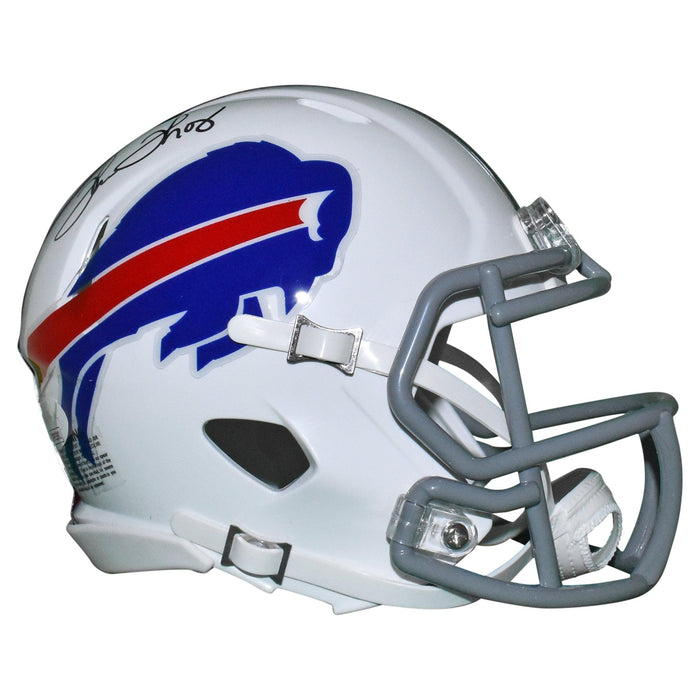Thurman Thomas Signed Buffalo Bills Mini Speed Football Helmet (JSA) - RSA
