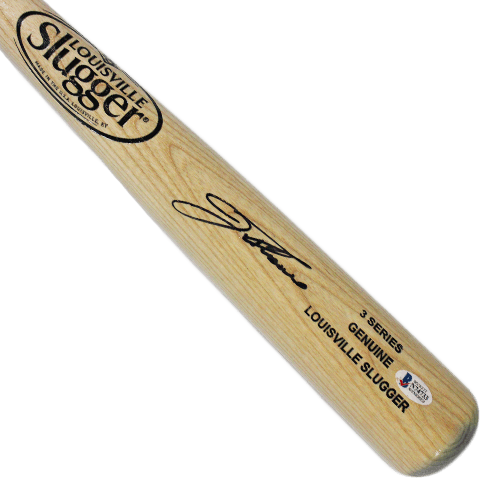 Jim Thome Autographed Full Size Louisville Slugger Blonde Baseball Bat (Beckett) - RSA