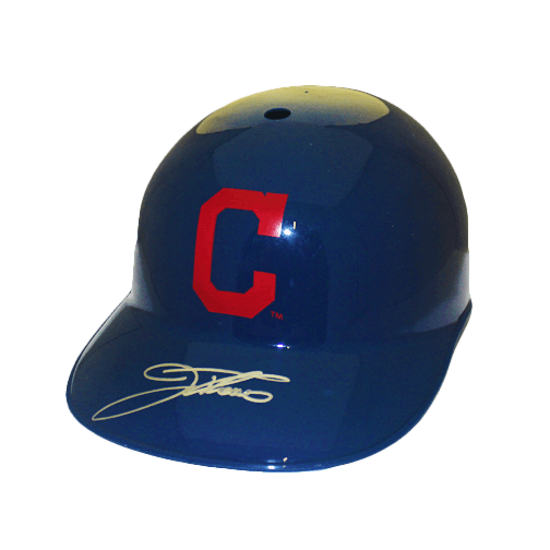 Jim Thome Autographed Cleveland Indians Souvenir Full Size Baseball Helmet (Beckett) - RSA