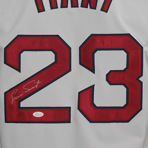 Luis Tiant Autographed Boston Pro Style Baseball Jersey White JSA - RSA