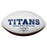 Chris Johnson Signed Tennessee Titans Logo Football 2006 yds 2009 Inscription (JSA) - RSA