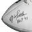 Y.A. Tittle Signed HOF '71 New York Giants Logo Football (JSA) - RSA