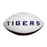 Y.A. Tittle Signed HOF '71 LSU Tigers Logo Football (JSA) - RSA