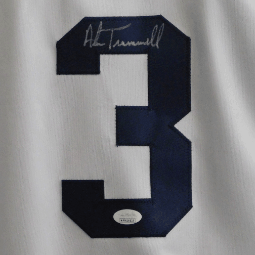 Alan Trammell Autographed Pro Style White Baseball Jersey (JSA) - RSA