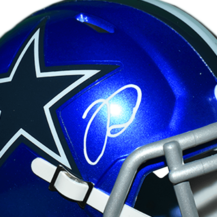 Trevon Diggs Signed Dallas Cowboys Flash Mini Helmet (JSA) - RSA