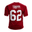 Charley Trippi Signed Pro Edition Football Jersey Red (JSA) - RSA