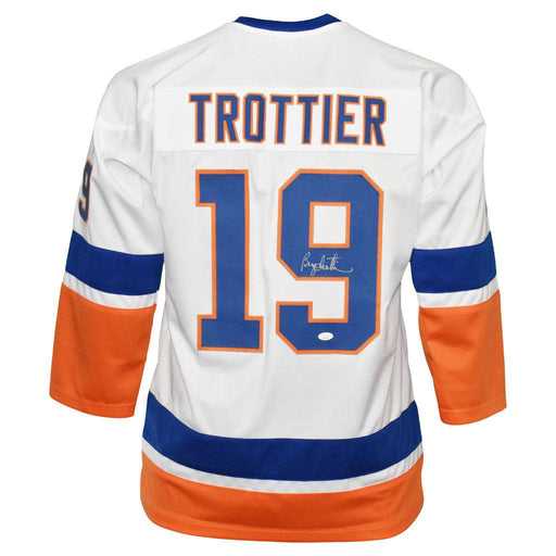 Bryan Trottier Signed New York White Hockey Jersey (JSA ) - RSA