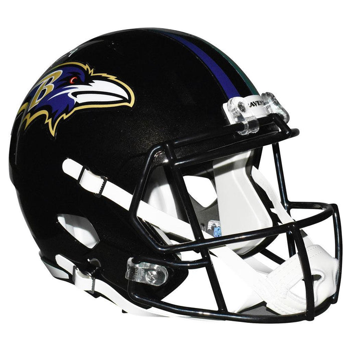 Justin Tucker Signed Baltimore Ravens Speed Full-Size Replica Football Helmet (JSA) - RSA