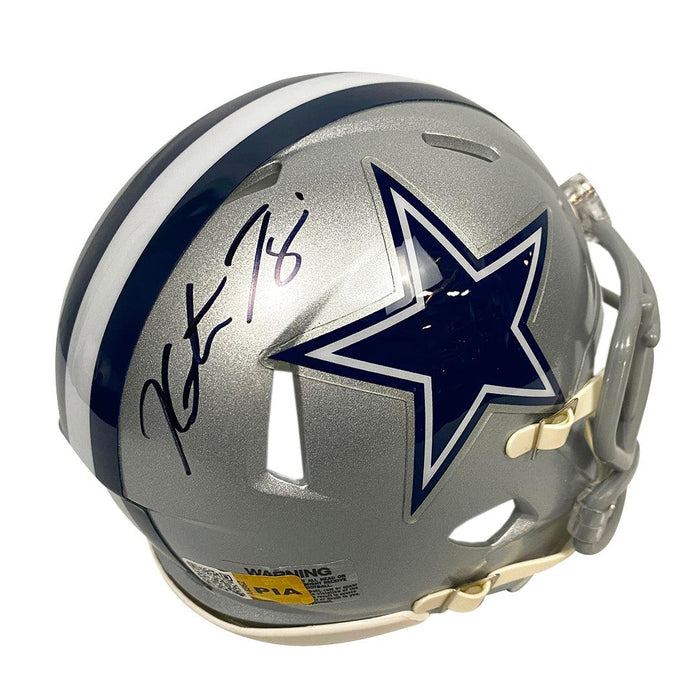 Kavontae Turpin Signed Dallas Cowboys Speed Mini Replica Football Helmet (JSA) - RSA