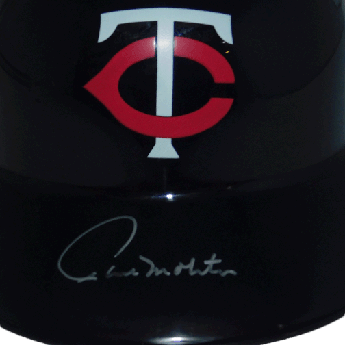 Paul Molitor Autographed Twins Mini Baseball Helmet (JSA) - RSA