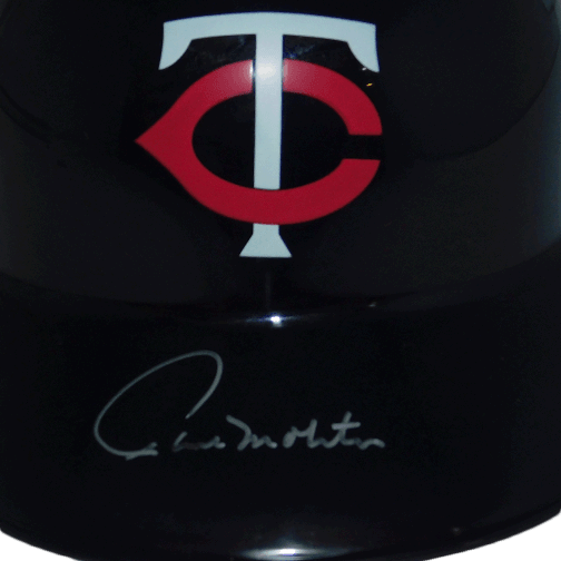 Paul Molitor Autographed Twins Souvenir Baseball Batting Helmet (JSA) - RSA
