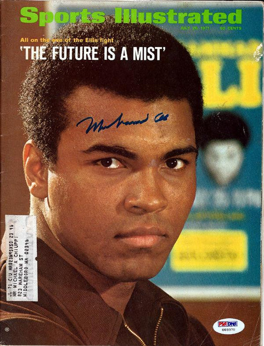 Muhammad Ali Autographed Sports Illustrated Magazine PSA/DNA #U03370 - RSA