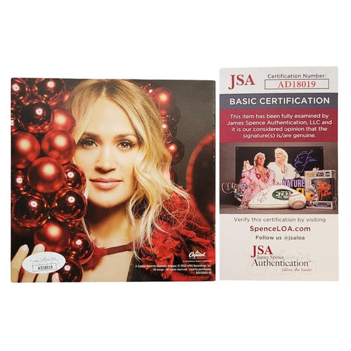 Carrie Underwood Signed My Gift CD Booklet (JSA) - RSA