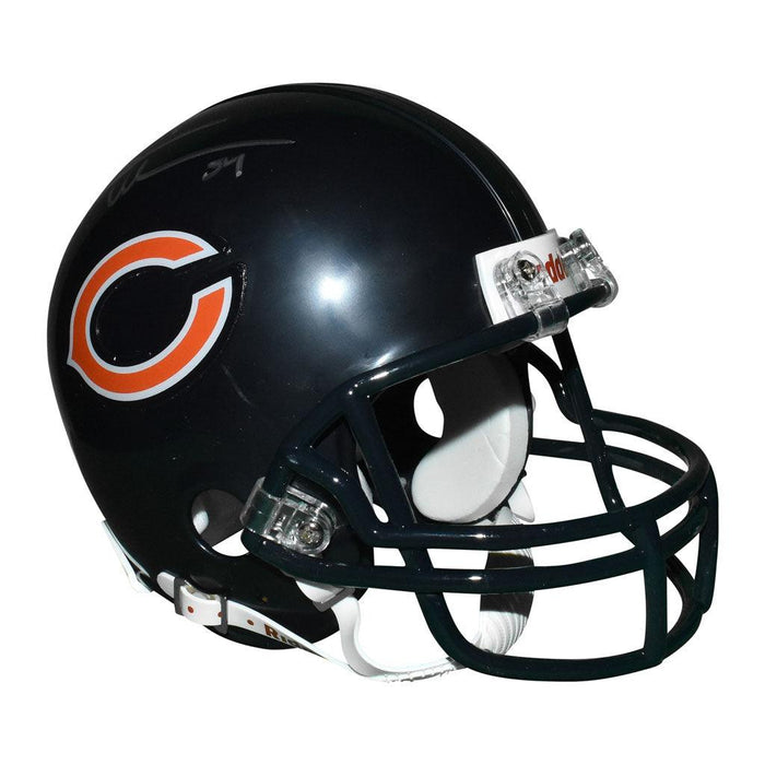 Brian Urlacher Signed Chicago Bears Mini Replica Blue Football Helmet (JSA) - RSA