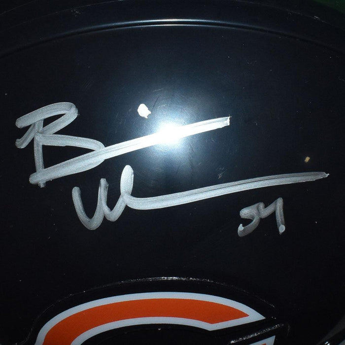 Brian Urlacher Signed Chicago Bears Mini Replica Blue Football Helmet (JSA) - RSA
