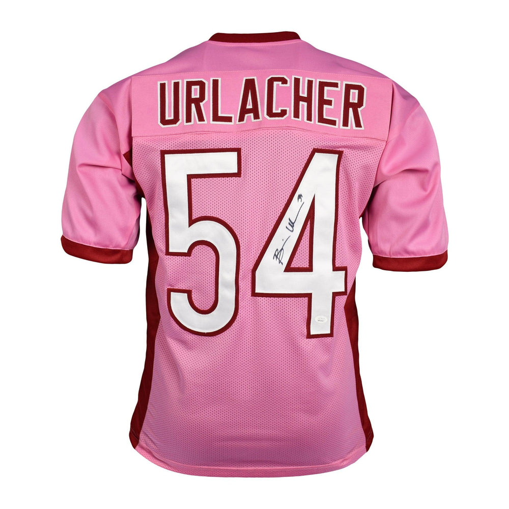 Brian Urlacher Signed Pro-Edition Pink Football Jersey (JSA) - RSA