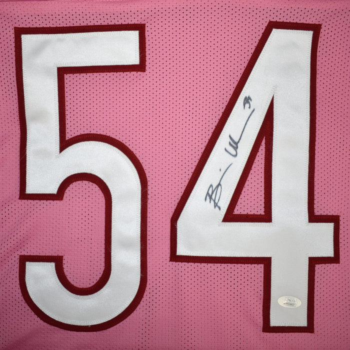 Brian Urlacher Signed Pro-Edition Pink Football Jersey (JSA) - RSA
