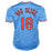 Andy Van Slyke Signed St Louis Blue Baseball Jersey (JSA) - RSA