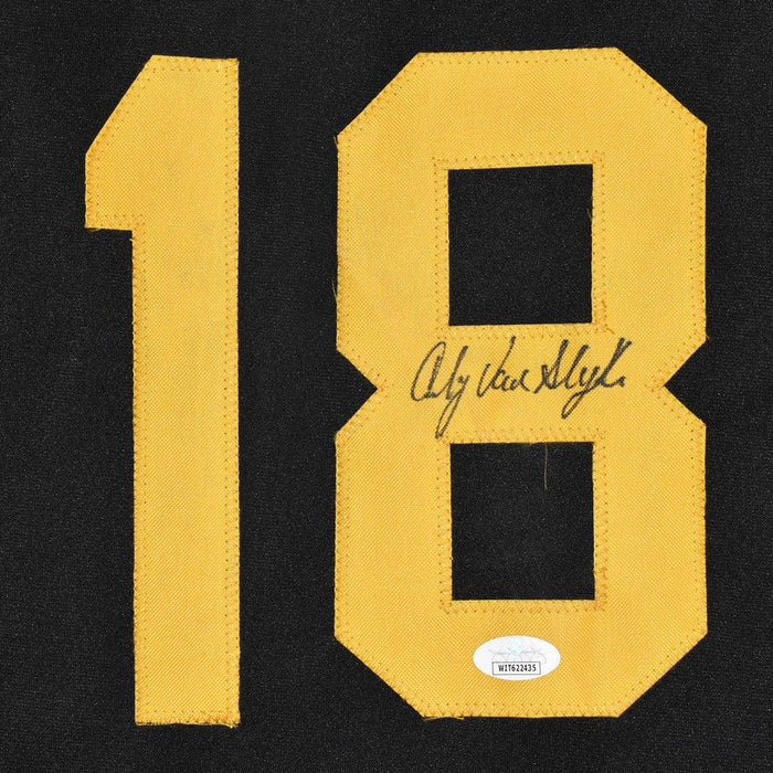 Andy Van Slyke Signed Pittsburgh Black Baseball Jersey (JSA) - RSA