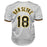 Andy Van Slyke Signed Pittsburgh Grey Baseball Jersey (JSA) - RSA