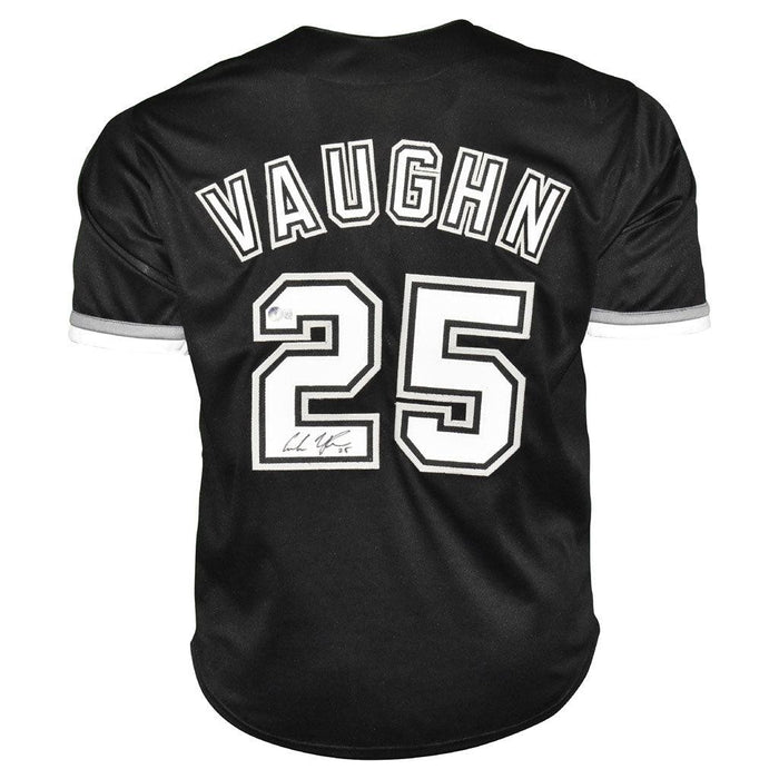 Andrew Vaughn Signed Chicago Black Baseball Jersey (Beckett) - RSA