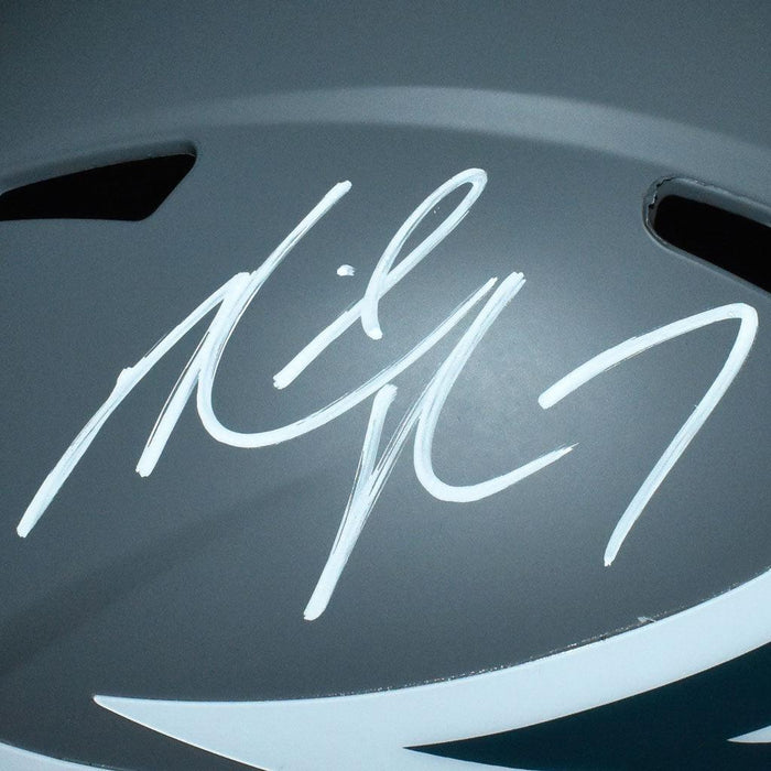 Michael Vick Signed Philadelphia Eagles AMP Speed Full-Size Replica Football Helmet (JSA) - RSA