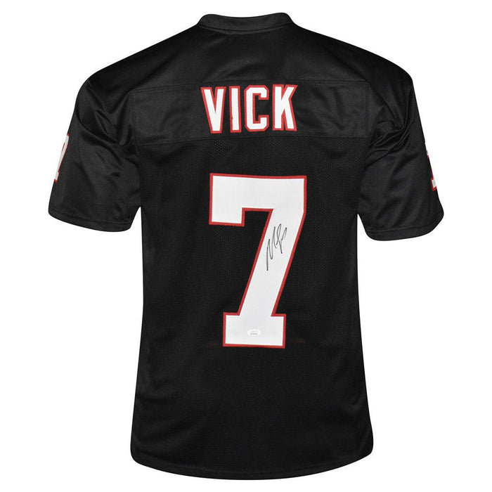 Michael Vick Signed Atlanta Pro Black Football Jersey (JSA) - RSA