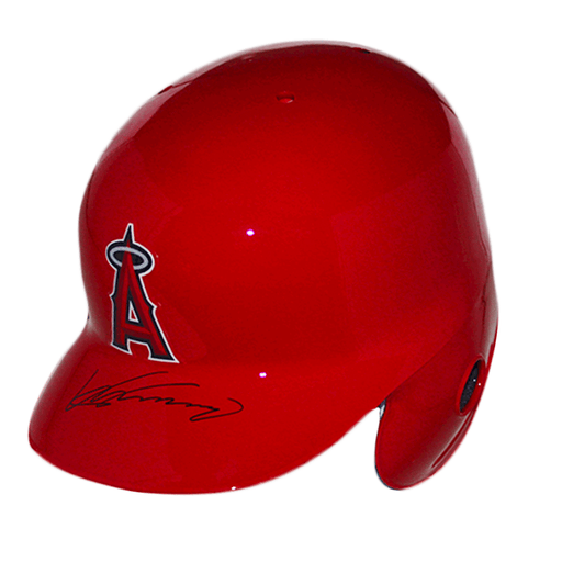 Vladimir Guerrero Autographed Angels MLB Full Size Rep Baseball Batting Helmet (JSA) - RSA